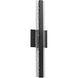 Antares LED 24 inch Black Vanity Light Wall Light