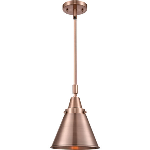 Franklin Restoration Appalachian LED 8 inch Antique Copper Mini Pendant Ceiling Light