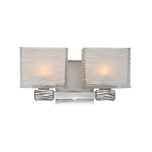 Hartsdale 2 Light 12 inch Polished Nickel Bath and Vanity Wall Light
