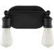 Pierre 2 Light 10 inch Black Wall Sconce Wall Light