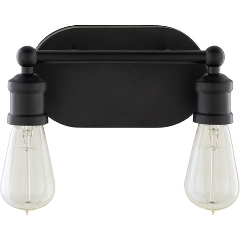 Pierre 2 Light 10 inch Black Wall Sconce Wall Light
