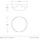 Elara 1 Light 5.5 inch White and Antique Brass Flush Mount Ceiling Light