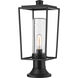 Sheridan 1 Light 19.5 inch Black Outdoor Pier Mounted Fixture