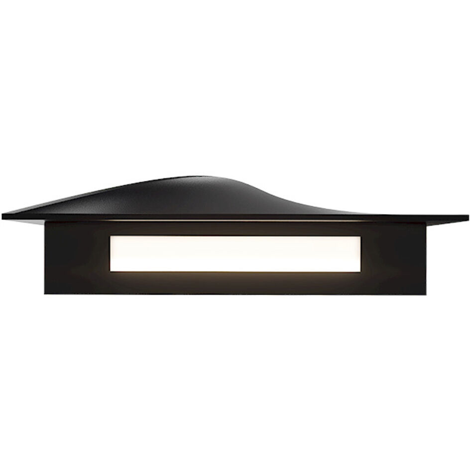 Double Diamond LED 1.75 inch Black ADA Wall Sconce Wall Light, dweLED