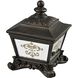 Damask 5 X 5 inch Bronze Box