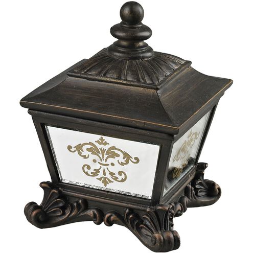 Damask 5 X 5 inch Bronze Box