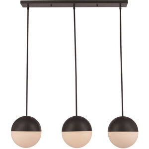 Expedition 3 Light 10 inch Rubbed Oil Bronze Pendant Ceiling Light