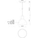 Chroma LED 6.38 inch Black Pendant Ceiling Light