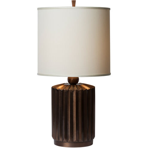 Starburst 27 inch 150 watt Tinted Copper Table Lamp Portable Light