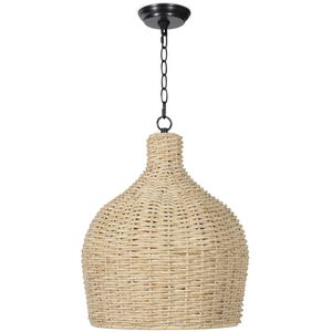 Campagna 3 Light 15.25 inch Natural Pendant Ceiling Light