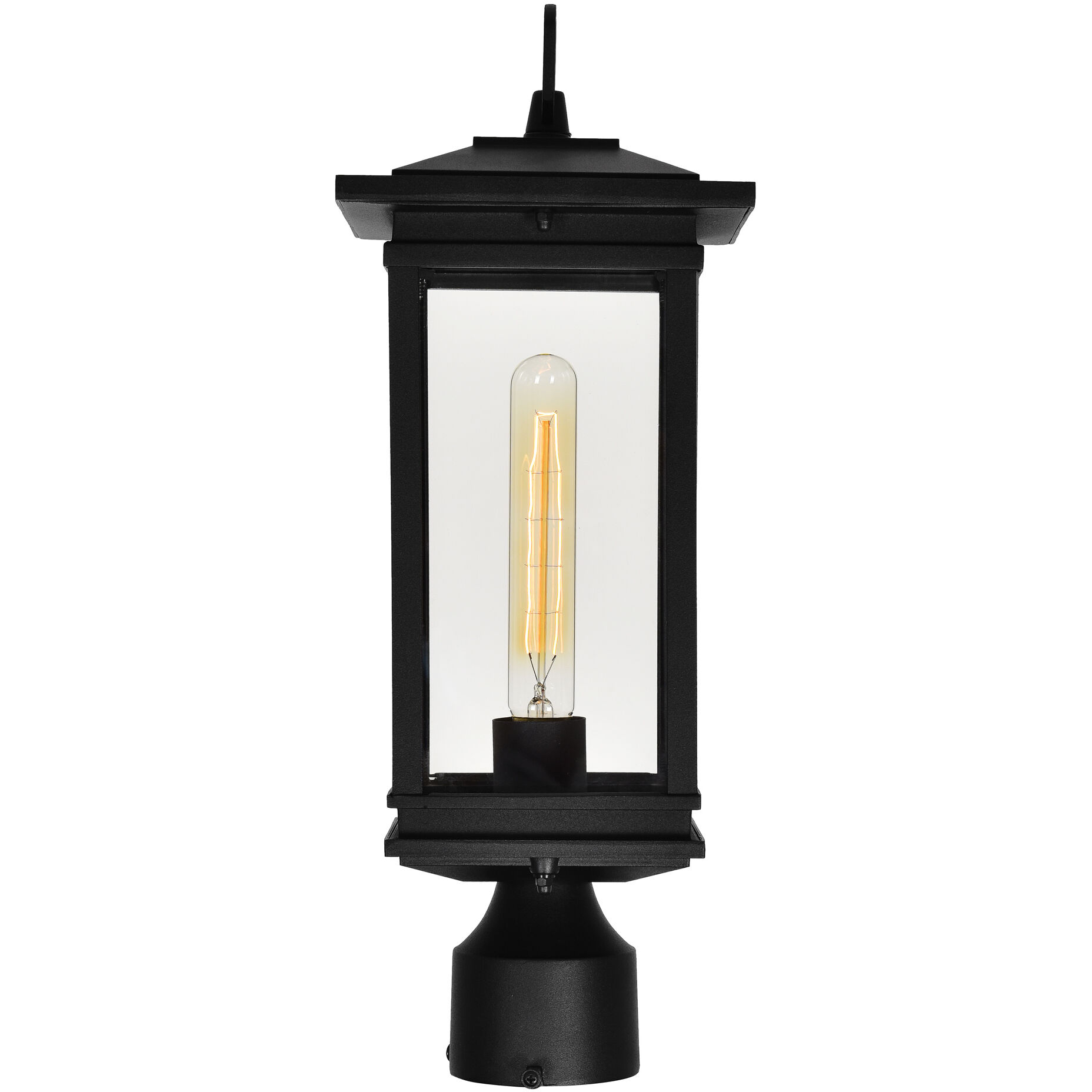 Oakwood 1 Light 17.5 inch Black Outdoor Lantern Head