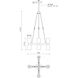 Lucian 8 Light 22 inch Urban Bronze Chandelier Ceiling Light