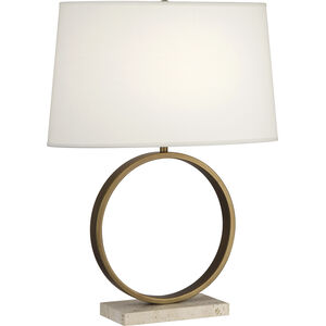 Logan 24.5 inch 150.00 watt Aged Brass Table Lamp Portable Light in Fondine