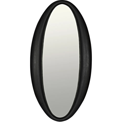 Woolsey 60 X 30 inch Charcoal Black Mirror