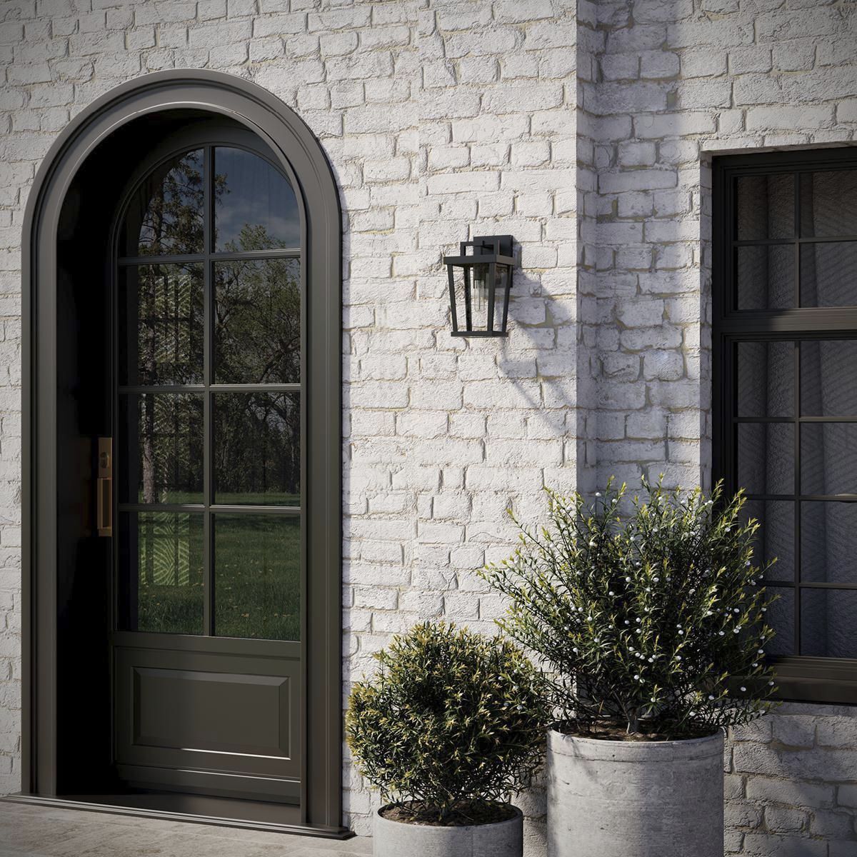 Tryon 1 Light 12.62 inch Black Outdoor Wall Lantern