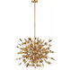 Julie Neill Farfalle LED 30 inch Gild Chandelier Ceiling Light, Medium