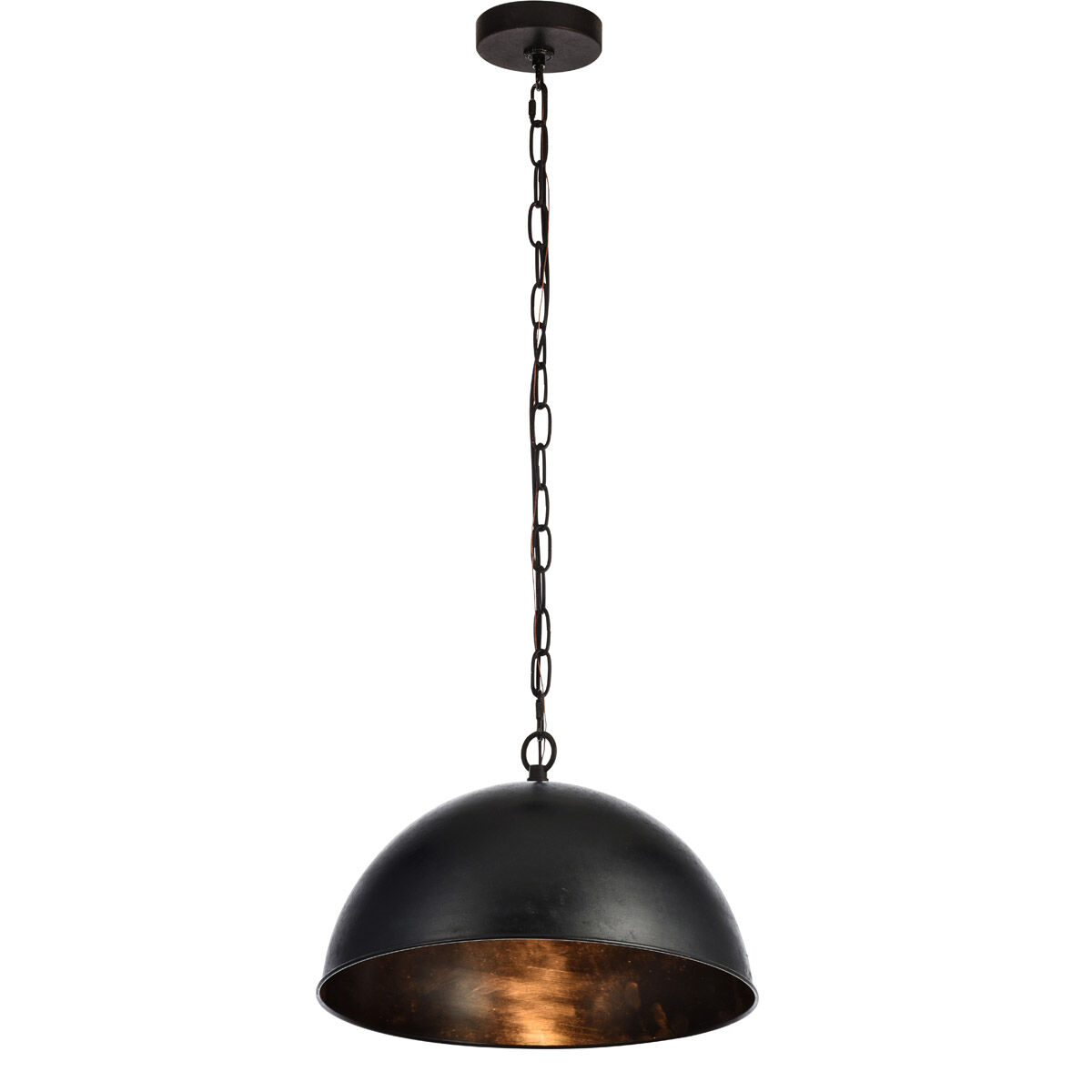 Merce 1 Light 15 inch Vintage Black Pendant Ceiling Light