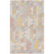 Morse 36 X 24 inch Pale Blue/Camel/Mustard/Saffron/White/Lavender Rugs