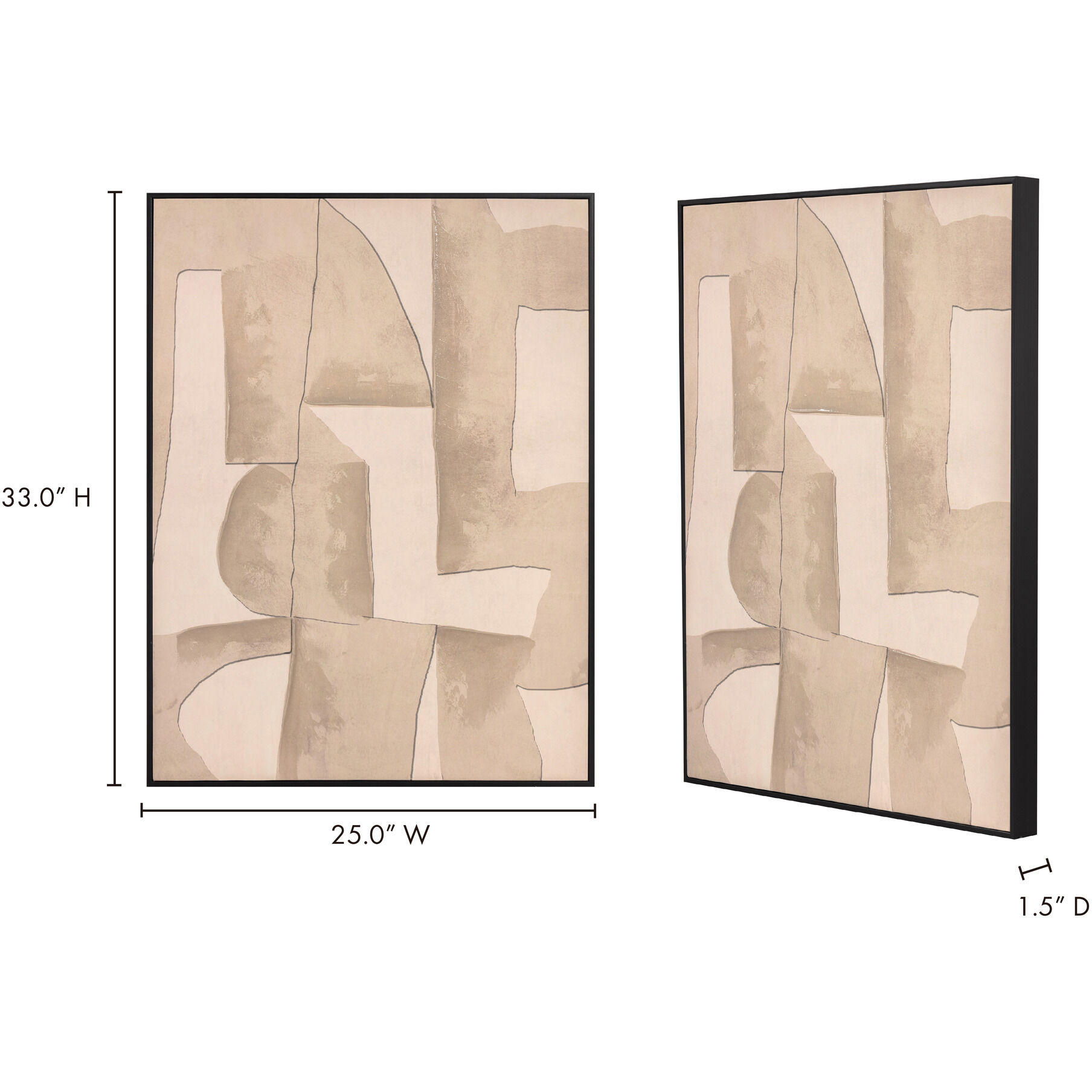 Saga Earth Tone Wall Décor, 1