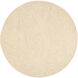 Mitra White/Ivory Rug in 10 Round
