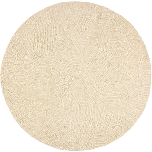 Mitra White/Ivory Rug in 10 Round