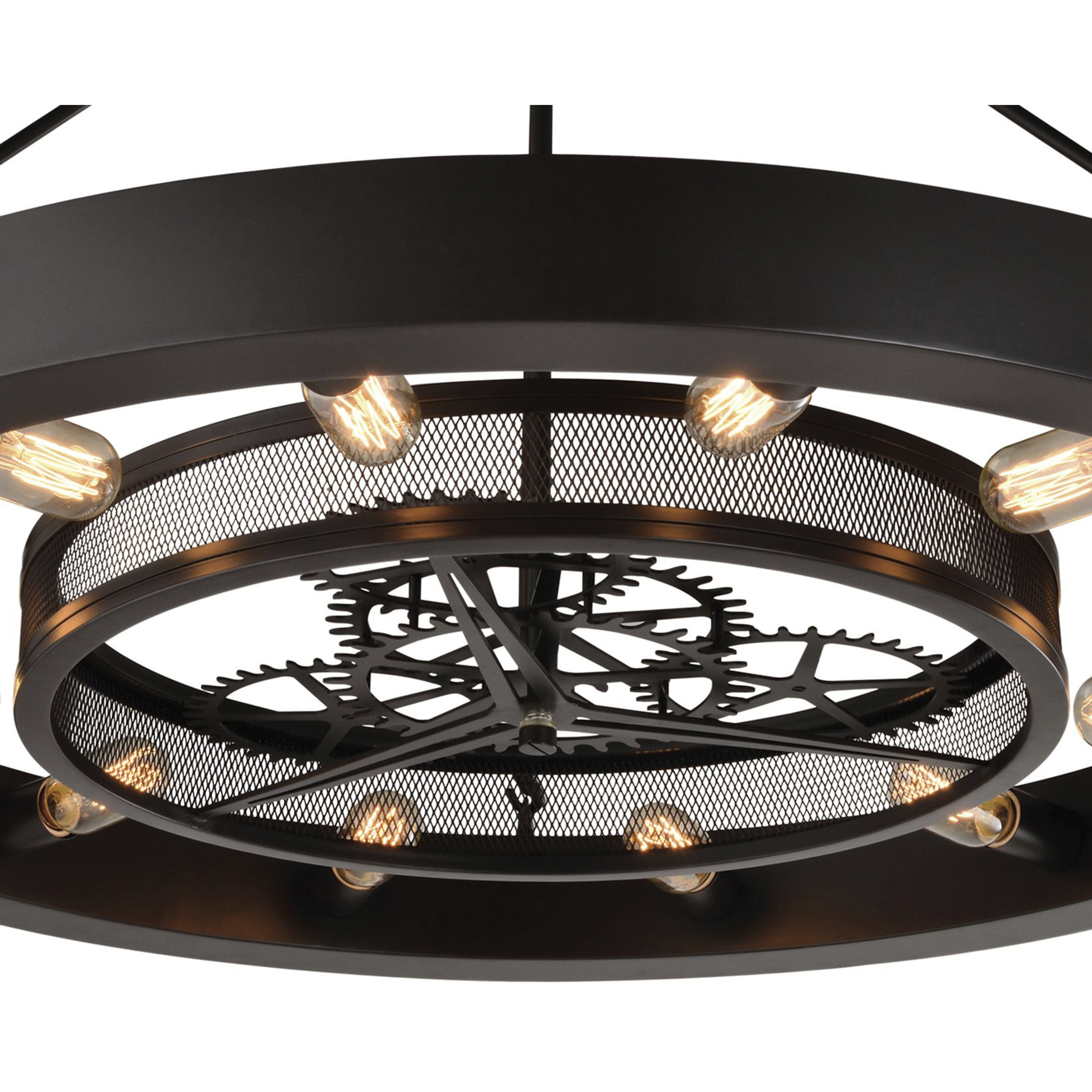 Chronology 12 Light 39 inch Oil Rubbed Bronze Chandelier Ceiling Light