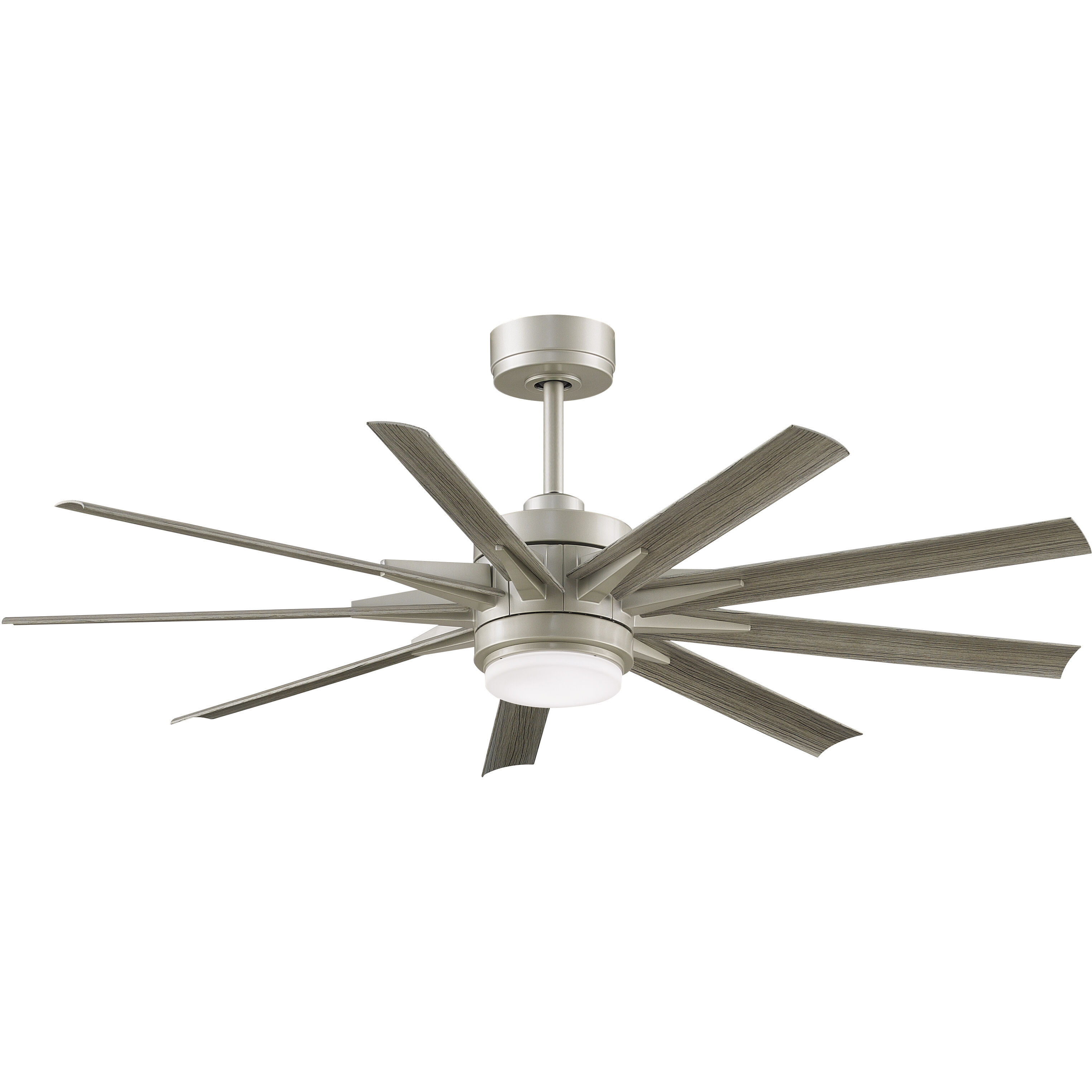 Odyn Custom 8.27 inch Brushed Nickel Fan Motor Only, Blades Sold Separately