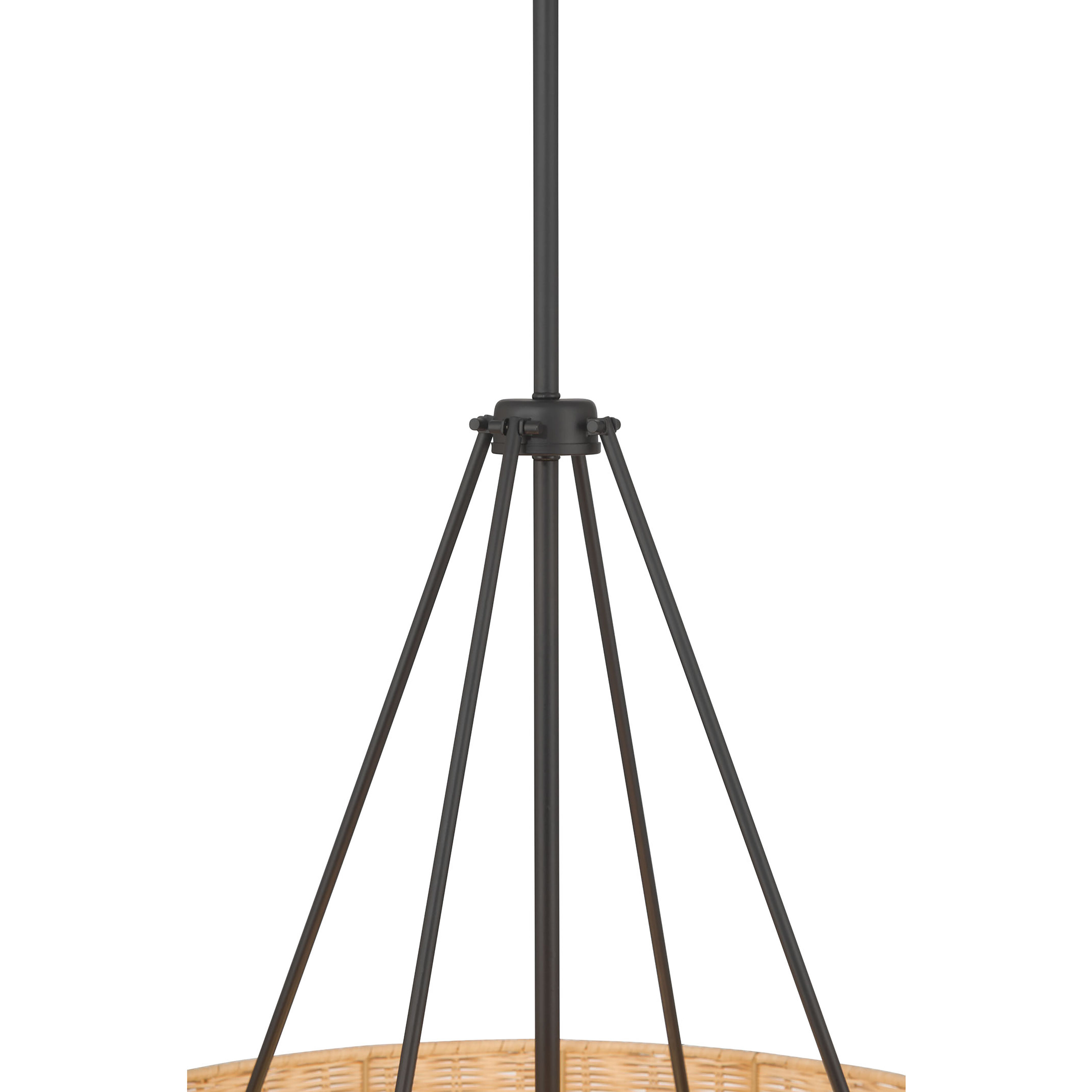 Namiro 6 Light 23.5 inch Matte Black Pendant Ceiling Light