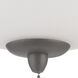 Elegance LED White Frost Fan Bowl Light Kit, Universal Mount