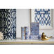 Book 3.7 inch Blue and White Book Box, Set of 4