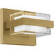 Sean Lavin Kamden LED 5 inch Natural Brass Bath Vanity Wall Light in LED 90 CRI 3000K