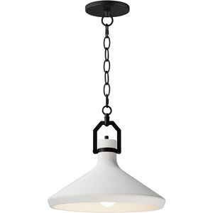 Lumi 1 Light 16 inch Black Single Pendant Ceiling Light