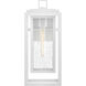 Coastal Elements Estate Series Republic 1 Light 16 inch Textured White Outdoor Wall Mount