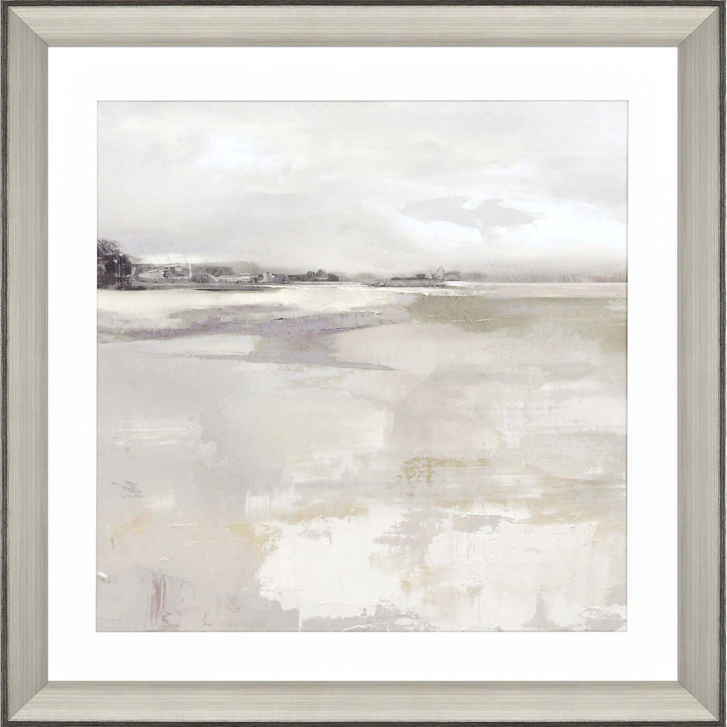 Dylife Neutral and Gray and Beige and Black Framed Art