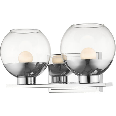 Osono LED 14.25 inch Chrome Vanity Wall Light