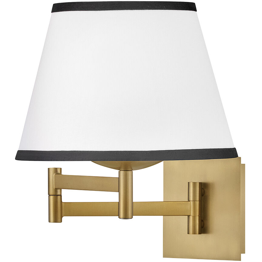 Sonia Wall Mount Wall Light in Off-White Linen