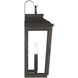 Great Outdoors Irvington Manor 2 Light 19 inch Chelesa Bronze Outdoor Pocket Lantern in Incandescent, Clear Glass