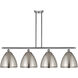 Ballston Dome 4 Light 50 inch Brushed Satin Nickel Island Light Ceiling Light