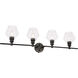 Rochester 4 Light 38 inch Black Wall sconce Wall Light