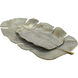 Pattee Gold/White Patina Trays, Set of 2