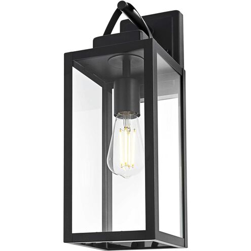 Hilton 1 Light 17.5 inch Black Outdoor Wall Sconce