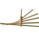 Canada LED 30 inch Gold Chandelier Ceiling Light