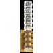 Beyond Kemberly LED 3.9 inch Aged Brass ADA Wall Sconce Wall Light