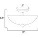 Logan 2 Light 13 inch Satin Nickel Semi-Flush Mount Ceiling Light