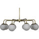 Larenta 8 Light 28 inch Antique Brass Chandelier Ceiling Light