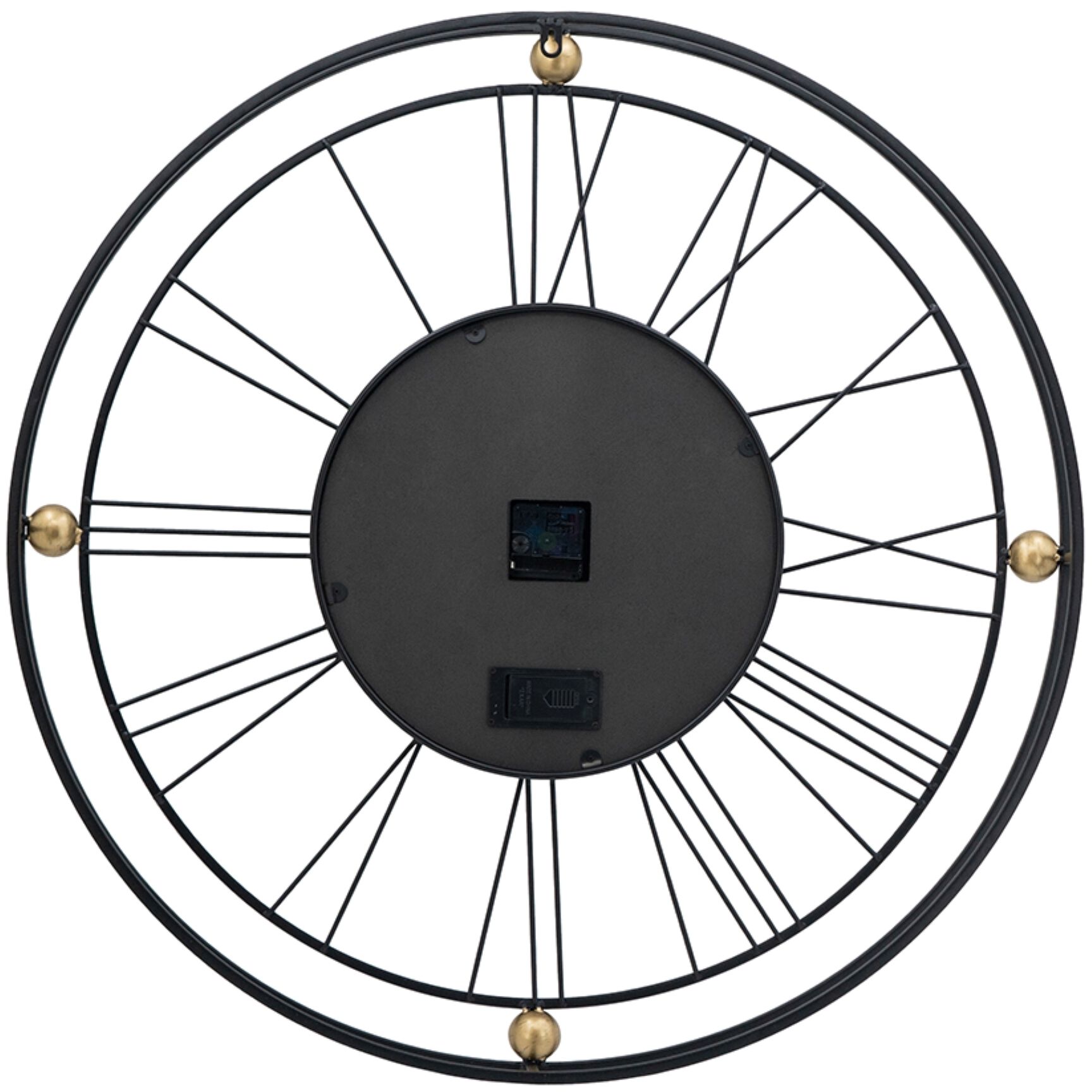 Roman Gear 31.5 X 31.5 inch Wall Clock