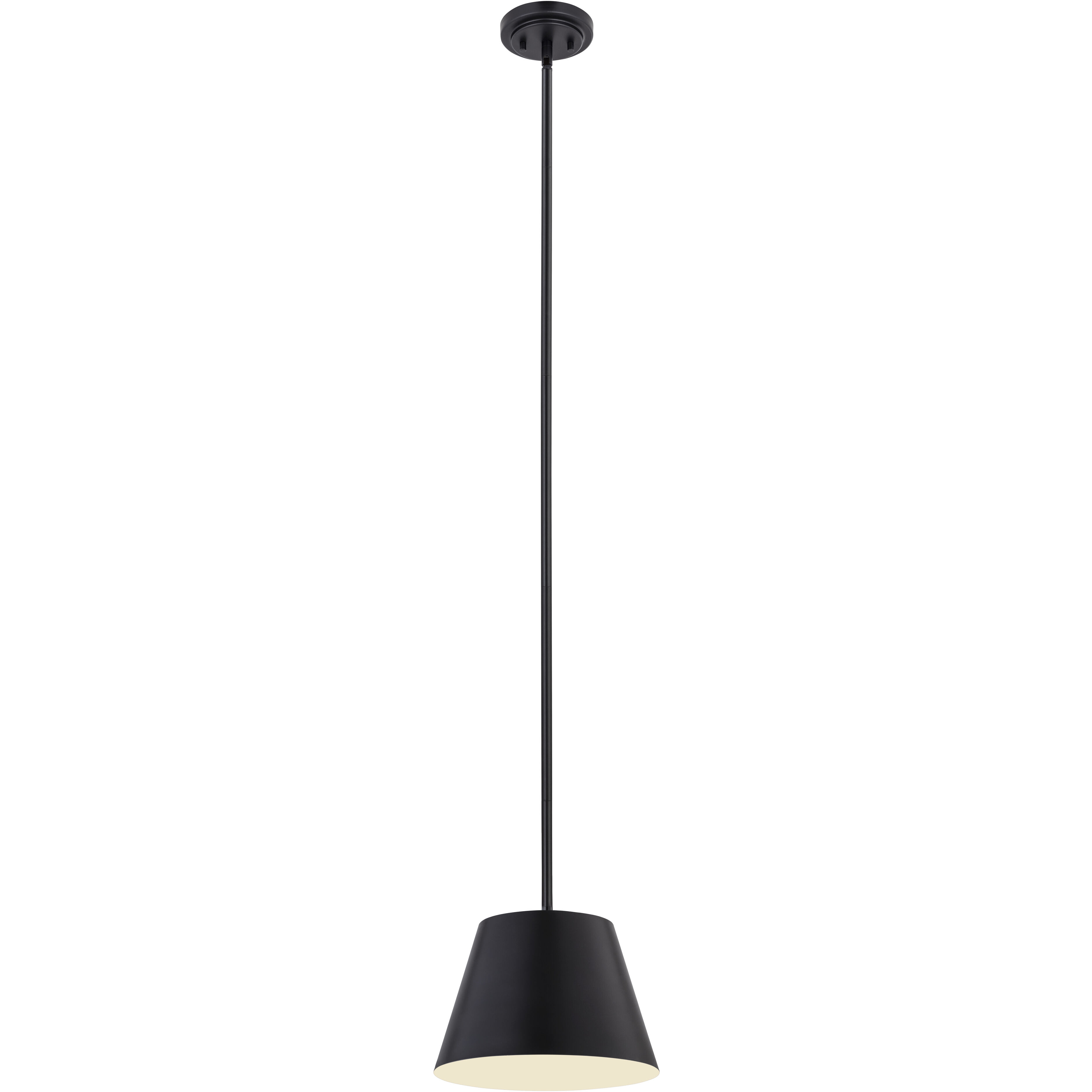 Lilly 1 Light 12 inch Matte Black Pendant Ceiling Light