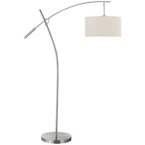 Pollux 72 inch 100.00 watt Brushed Nickel Floor Lamp Portable Light