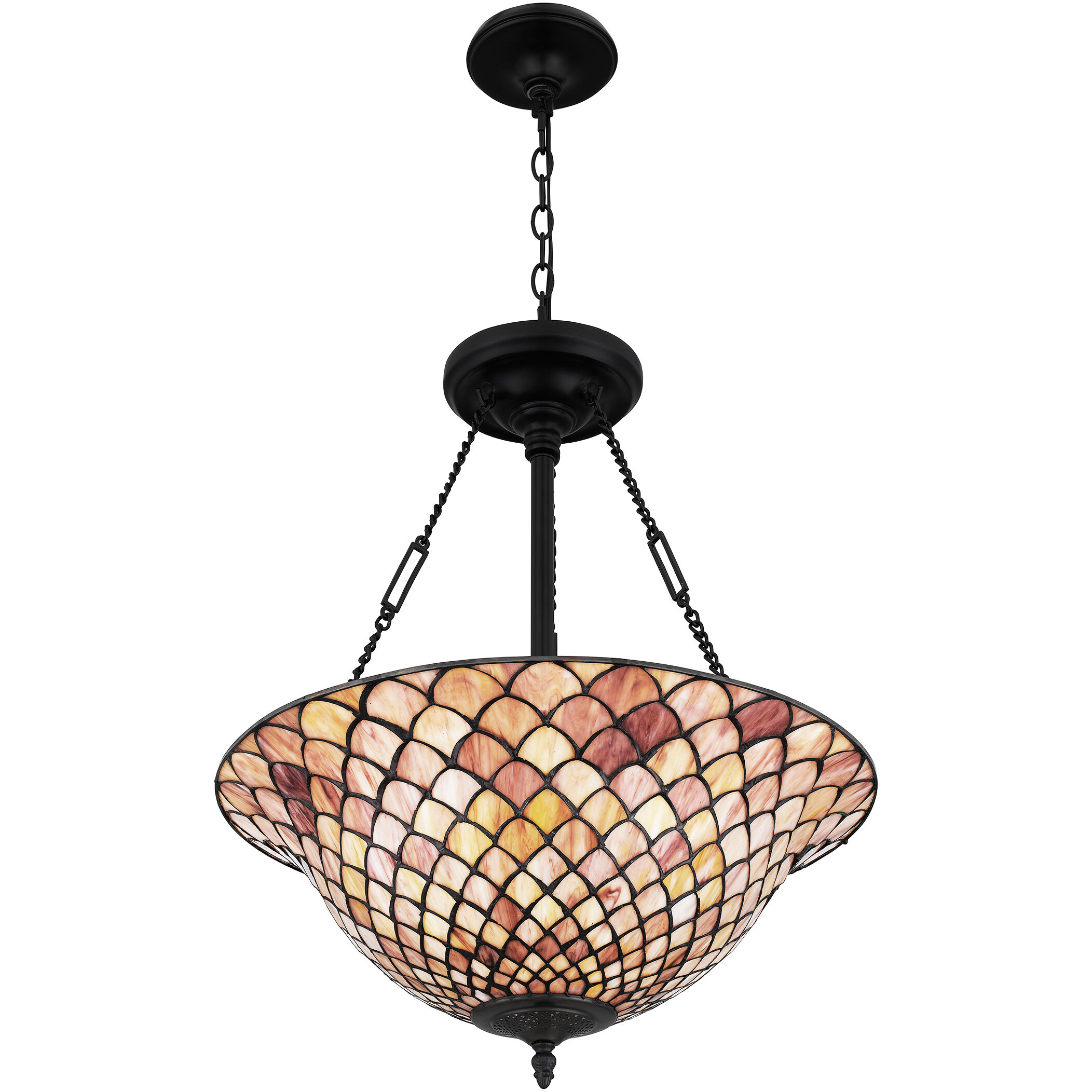 Ursa 3 Light 20 inch Matte Black Pendant Ceiling Light