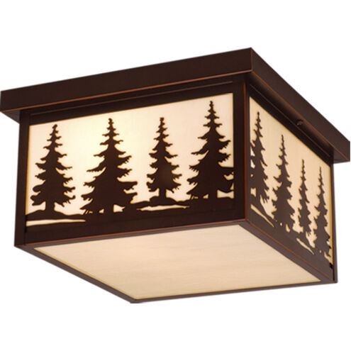 Yosemite 2 Light 12 inch Burnished Bronze Outdoor Ceiling